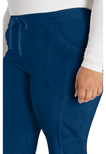 Dickies EDS Essentials Scrubs for Women, Drawstring Cargo Scrub Pants with Four-Way Stretch and Moisture Wicking DK010, S, Na Navy - image 5