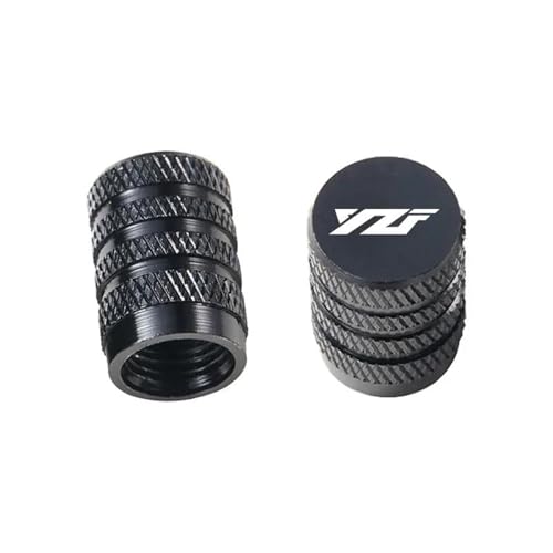 Bouchon de valve de pneu moto noir pour Yamaha YZF R1 R3 R6 R7 R15