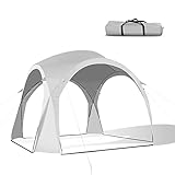 # Design di Antivento # Tenda per Eventi con pali in vetroresina, che è resistente e antiruggine, conbina con 8 corde e 16 paletti di fissaggio per una maggiore stabilità e resistenza al vento.