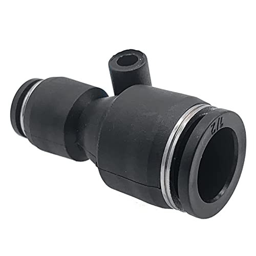 Jienk 10Pcs Pneumatic Push To Connect Fittings, 1/2" X 1/4" Tube Od Straight Reducer Fittings Quick Connector For Home Garage Air Brake Air Compressor #TOP4