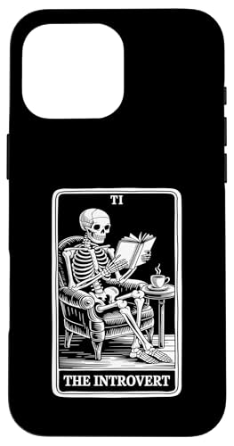The Introvert Tarot Card Indoorsy Men Funny Inrovert �X�}�z�P�[�X iPhone 16 Pro Max �p