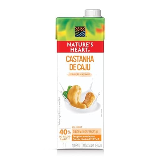 Bebida Vegetal NATURES HEART Castanha-de-Caju 1L