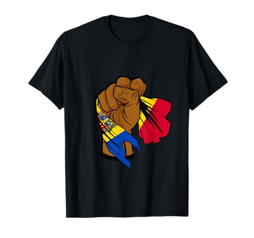 Fierté moldave Handfist Freedom Moldova Racines moldaves T-Shirt