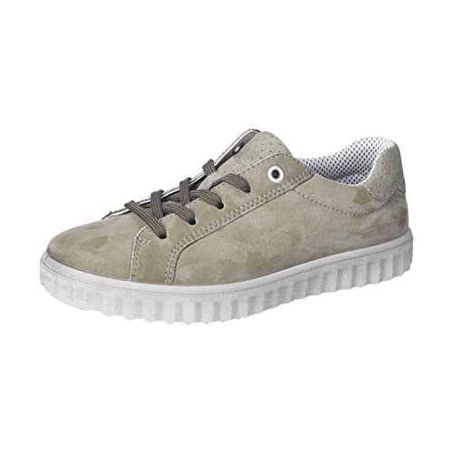 RICOSTA Chica Zapatillas Jenna,Ancho: Normale,Plantilla Desmontable,Zapato de Calle,cordón,Zapato con cordón,Ocio,Verde (eukalyptus / 530),34 EU Cover