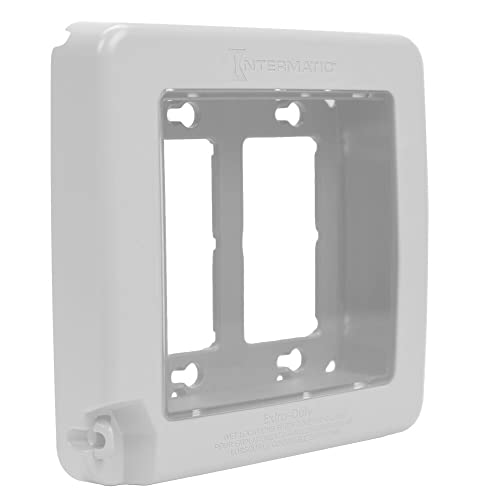 Boîtier Intermatic WP7200W Blanc robuste de qualité supérieure contre la pluie