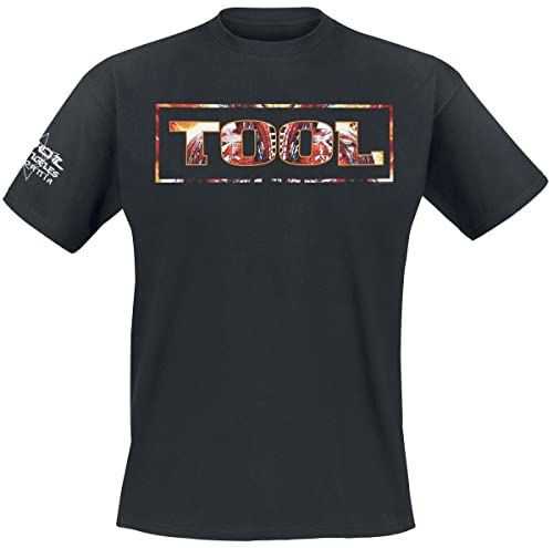 T-shirt Parabola logo homme noir en coupe standard en coton confortable