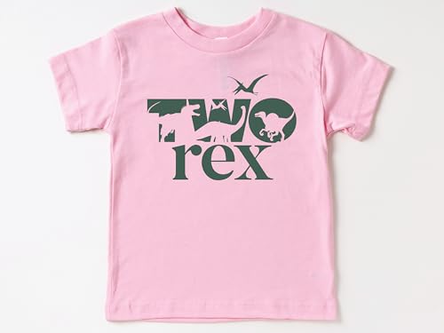 Two Rex Birthday Shirt - Toddlers 2nd Birthday Shirt - Dinosaur Lover 2nd Year Old T Shirt - Two Rex T-Rex Shirt - 2 Year Old Birthday Party Shirt - Two Year Old Birthday Shirt2