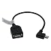 Produktbild OTB Adapterkabel Micro-USB OTG (USB On-The-Go) für Smartphone, Tablet und Camcorder abgewinkelt