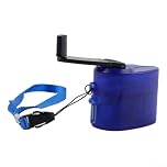 Phone Charger, Portable Hand Crank Charger, Portable Mobile Phone Charger, USB Port Charger Power Bank, For Outdoor Hiking Camping Manual Power Supply(Blue)