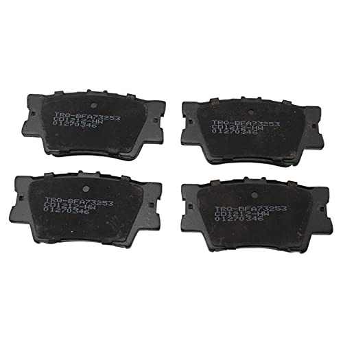 Image of TRQ Rear Brake Pad & Rotor Kit Ceramic Compatible with 2009-2010 Pontiac Vibe 2009-2013 Toyota Matrix