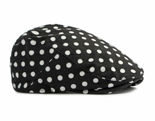 Image of Cotton Newsboy Cap,Breathable Ivy Gatsby Cabbie Beret Hat for Men's Women Driving Hunting Golf