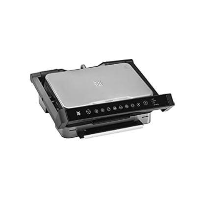 WMF Profi Plus Kontaktgrill Perfection, Elektrogrill 2000 W, 6 Programme, Sensor-Technologie, beschichtete Platten, Panini Grill, edelstahl matt