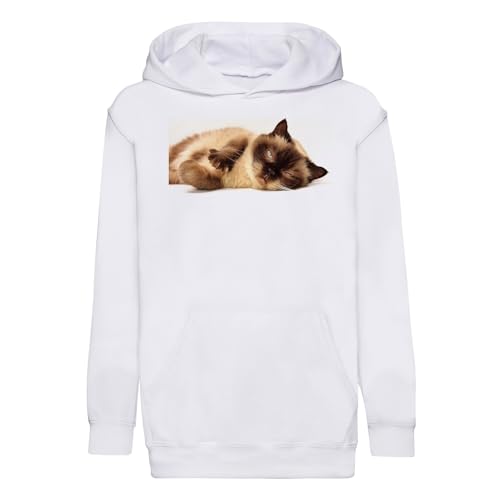 Sweat à capuche enfant chaton premium en molleton de haute qualité