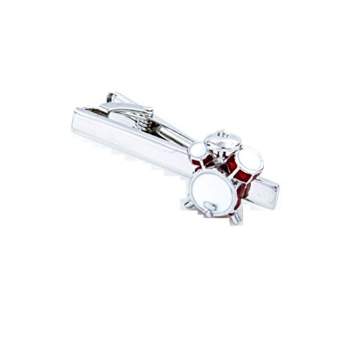 MRCUFF Drums Drum Set Pair Cufflinks and Tie Bar in a Presentation Gift Box with Polishing Cloth3