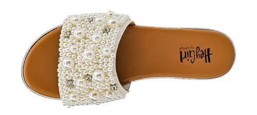 Corkys Footwear Hey Girl Gimme Kiss Sandals - Featuring A Rhinestone and Pearl Studded Strap with A Plush Cushioned Footbed For All Day Wear And Comfort4