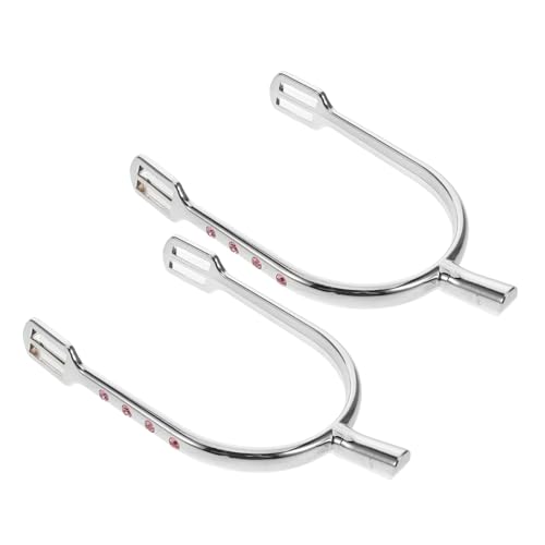 COLLBATH Arnés Ecuestre Bling Spur Espuela Decorativa Correas De Espuela Inglesas Espuela De Brillo Almohadillas De Sillín Inglesas Espuela De Cristal Espuela Brillante Espuela De Montar