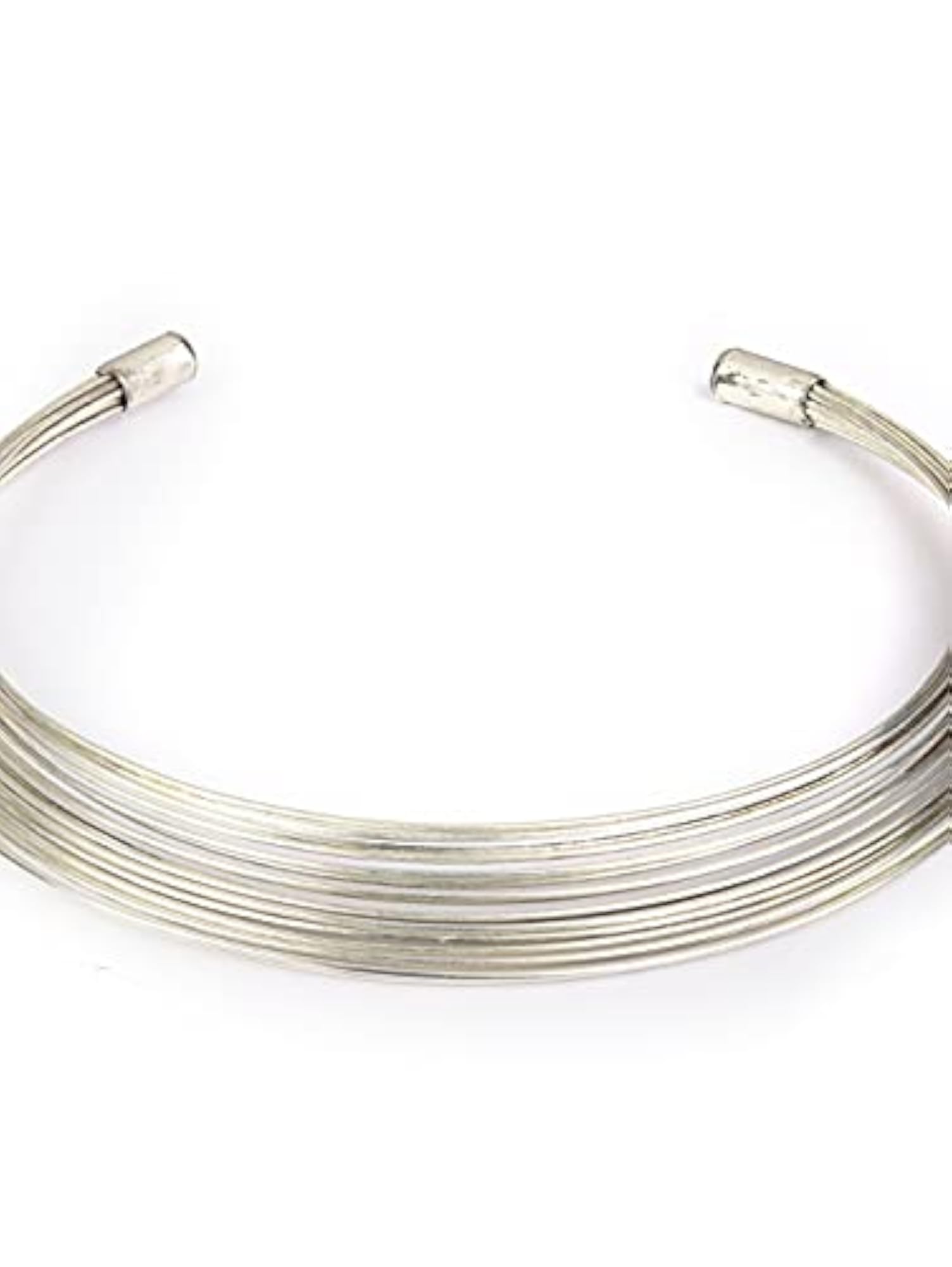Silver Plated Necklace with Earring, Ring & Bracelet for Women