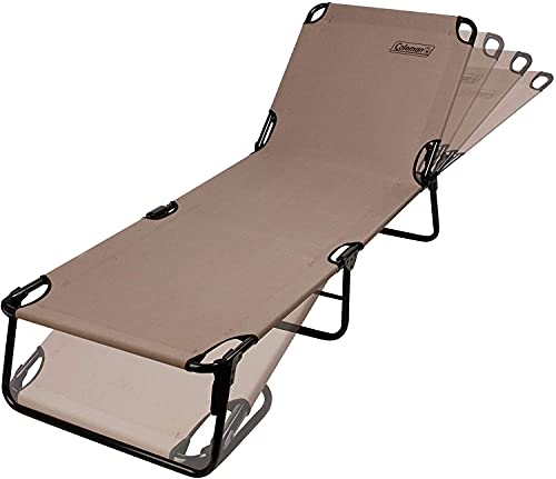 Coleman-Converta-Outdoor-Folding-Cot-Strong-Steel-Frame-Supports-Campers-up-to-6ft-2in-or-225lbs-4-Back-2-Foot-Positions-Folds-Compactly-to-Fit-in-Trunk