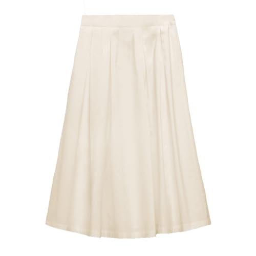 Jupe plissée pour femme midi élégante et fluide idéale pour la mi-saison automne hiver