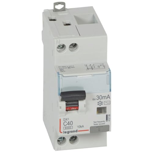 Disjoncteur différentiel Legrand 40A 30mA évite les surcharges et protège des électrisations