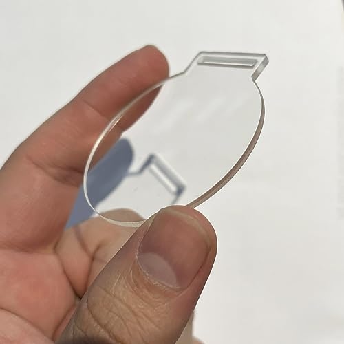 Medalha Acrílico Para Personalizar Transparente Kit 50un