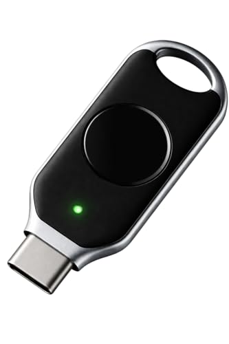 FEITIAN BioPass K49 Pro USB Security Key - Two Factor Authenticator - USB-C with FIDO U2F + FIDO2, PIV - Biometric Fingerprinting - Help Prevent Account Takeovers with Multi-Factor Authentication