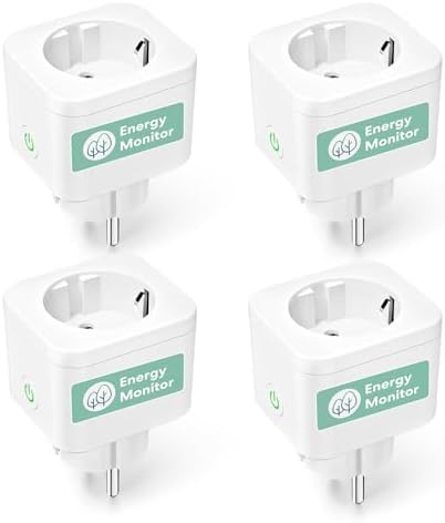 Meross Enchufe Inteligente con Mide el Consumo, Tomada Inteligent...