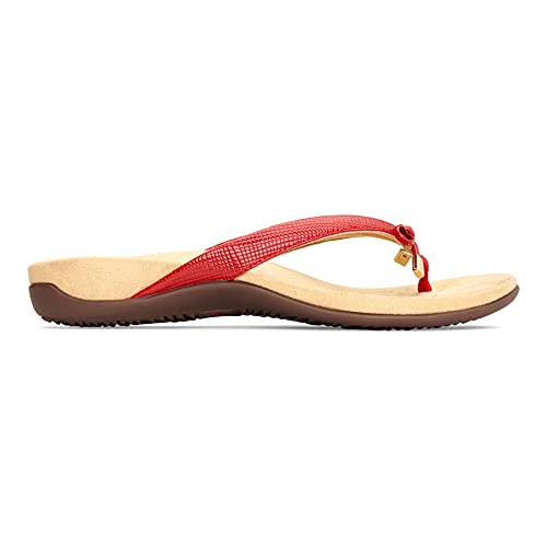 Image of Vionic Women's Rest Bella Toe Post Sandal- Supportive Ladies Orthotic Sandals that include Three Zone Comfort with Arch Support- Flip Flop for Ladies, Medium and Wide Width Size 5-12
