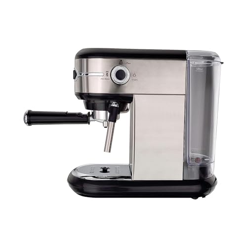 Doppio Sparo Espresso Machine with Built In Milk Frother - 15 Bar 1450W Professional Coffee Machine for Espresso, Latte and Cappuccino - Image 5