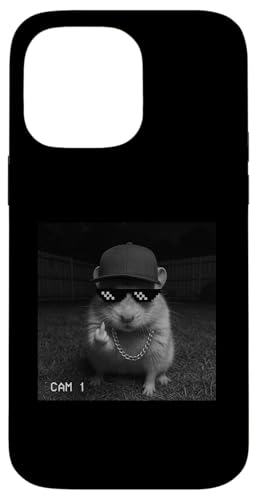 Funny Hamster Flipping Off Middle Finger On Security Camera X}zP[X iPhone 14 Pro Max p