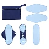 ELAYARD Waschbare Sanitary Towel Wiederverwendbare Menstruationspads mit Wasserdichter Mittlere Saugfähigkeit Hautfreundliche Pul materialien für Tag und Nacht während Periode und
