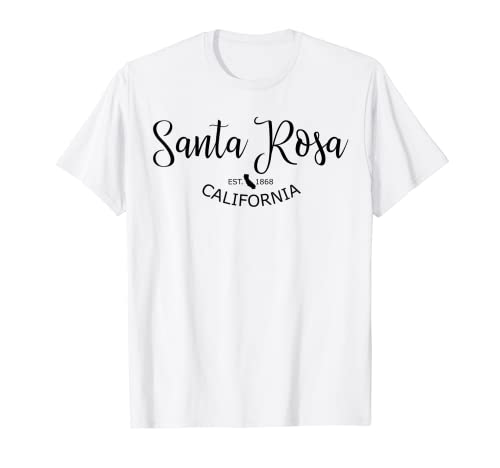 Santa Rosa California State Map Santa Rosa CA US City T-Shirt Santa Rosa California State Map Santa Rosa CA US City T-Shirt