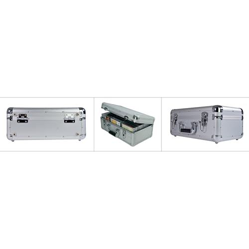Maleta de aluminio para 60 CD Citronic con cierre seguro 7