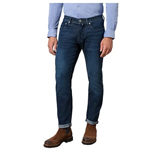 Pierre Cardin Herren Lyon Jeans, Used Blue, 38W / 30L