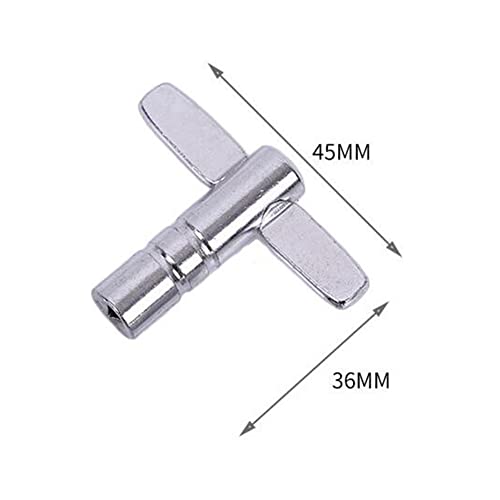 Ccecce 3 Pack Drum Key Tool Set Continuous Speed Motion Drum Adjustment Tuning Keys T Style Z Style Universal Standard 1/4 Inch Socket Square Wrench Turner For Percussion Snare Drum Kit Kids Drums #TOP6