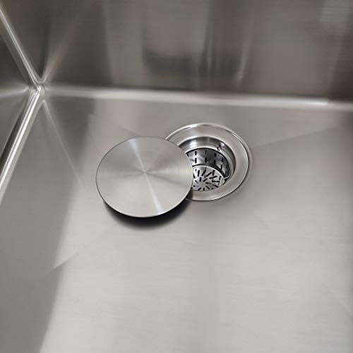 Kit ensamblaje colador lavabo cocina acero inoxidable miniatura 4