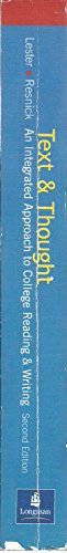 Text and Thought: An Integrated Approach to College Reading and Writing (2nd Edition)