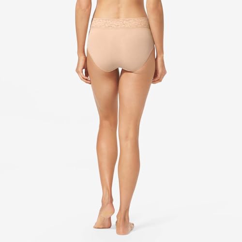 Image of Tommy John Women's Second Skin High Rise Briefs - Soft, Stretchy, Breathable, Full Coverage High-Waisted Underwear
