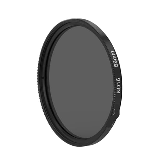 Filtro ND16 77mm para evitar fotos sobreexpuestas en exteriores con Canon y Nikon