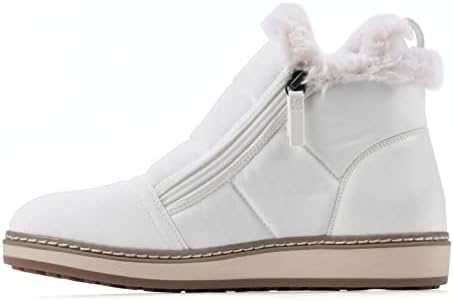 WHITE MOUNTAIN Shoes Women's Taurus Boot, White/Fabric, 5 M | Image 2