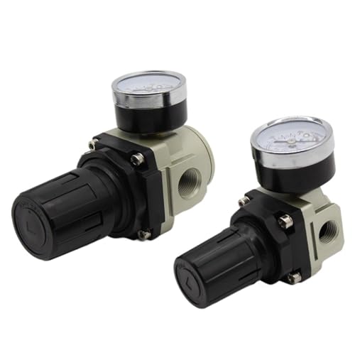Filtro de aire para compresor AR2000 con regulador de presión y purga de agua