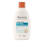 Aveeno Scalp Soothing Haircare Smoothing Conditioner, Rosewater & Chamomile Blend, Colloidal Oat, Frizzy & Flyaway Hair, Soothes Dry, Itchy & Flaky Scalp, Clinically Proven, Sulfate Free, 300ml