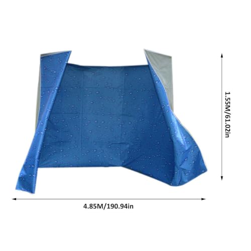 Sombrilla de pesca impermeable de 4.8m con protección solar universal 3