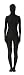 lttcbro Full Body Lycra Spandex Unisex Zentai Suit S Black