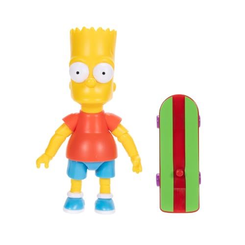 Figurine de collection Bart Simpson 12,7 cm articulée avec skateboard - 8
