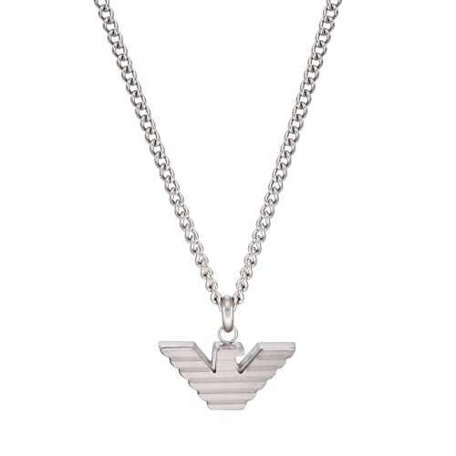 Image of Emporio Armani Stainless Steel Pendant or Chain Necklace for Men