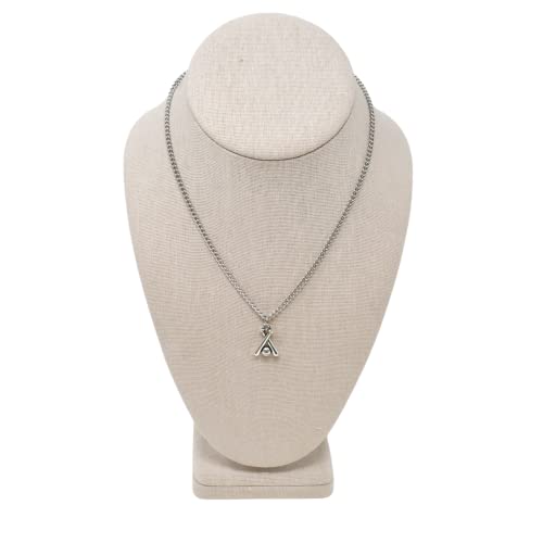 Baseball Necklace Silver Mixed Metal On A 16 Inch Stainless Steel Curb Chain. Boys Necklace. Boys Jewelry. Baseball Mom. Gifts For Boys 8-10. Sports Jewelry. #TOP1