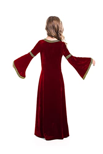 Disfraz Renacentista Medieval para Niñas Talla Small miniatura 4