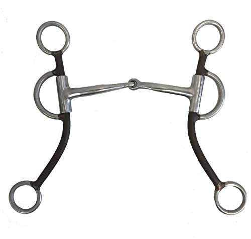AJ Tack Double Rein Long Shank Sweet Iron Bit