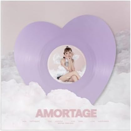 JI-SOO Mini Album AMORTAGE Vinyl (Heart) + Extra photocards
